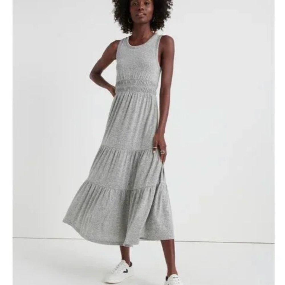 Lucky Brand Tiered Sleeveless Maxi Dress Size Medium
